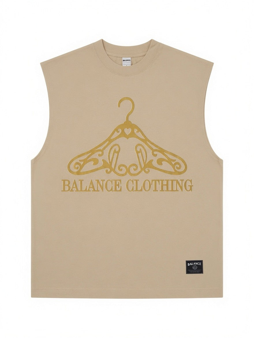 Wear the Balance Armless Tank – Oversized Sleeveless Muscle Tee